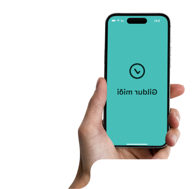 User holding a phone with a success message displayed.